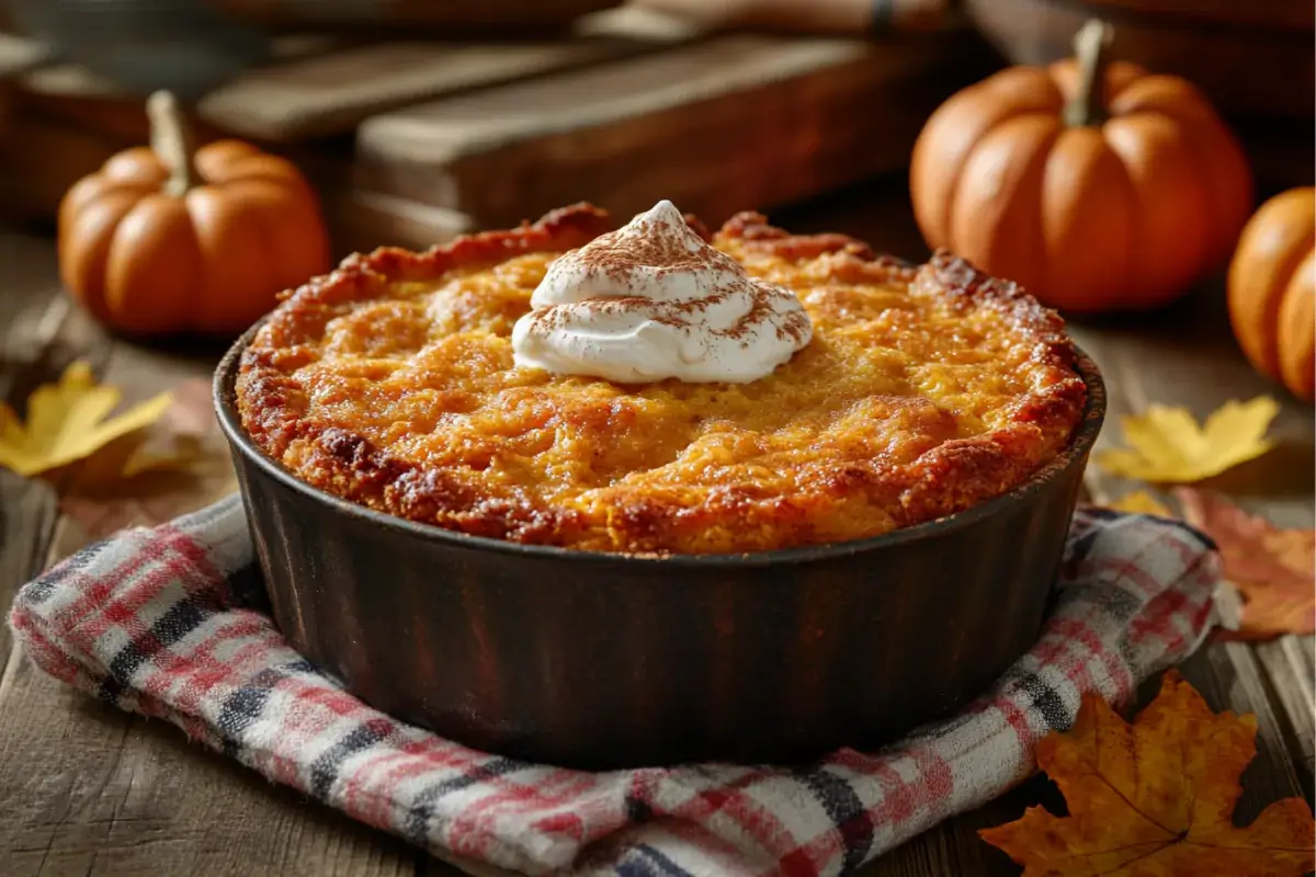 pumpkin dump cake recipe