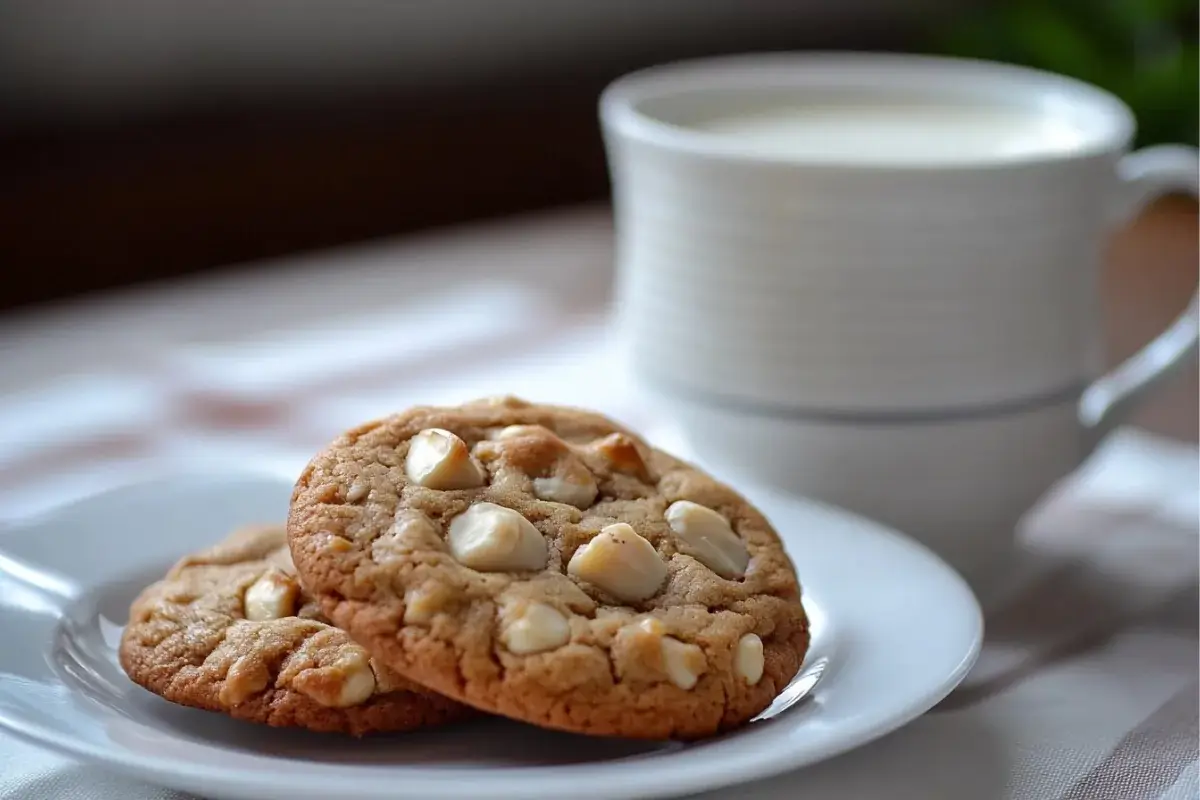 white chocolate macadamia nut cookies