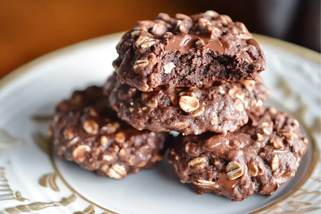 no bake chocolate oatmeal cookies