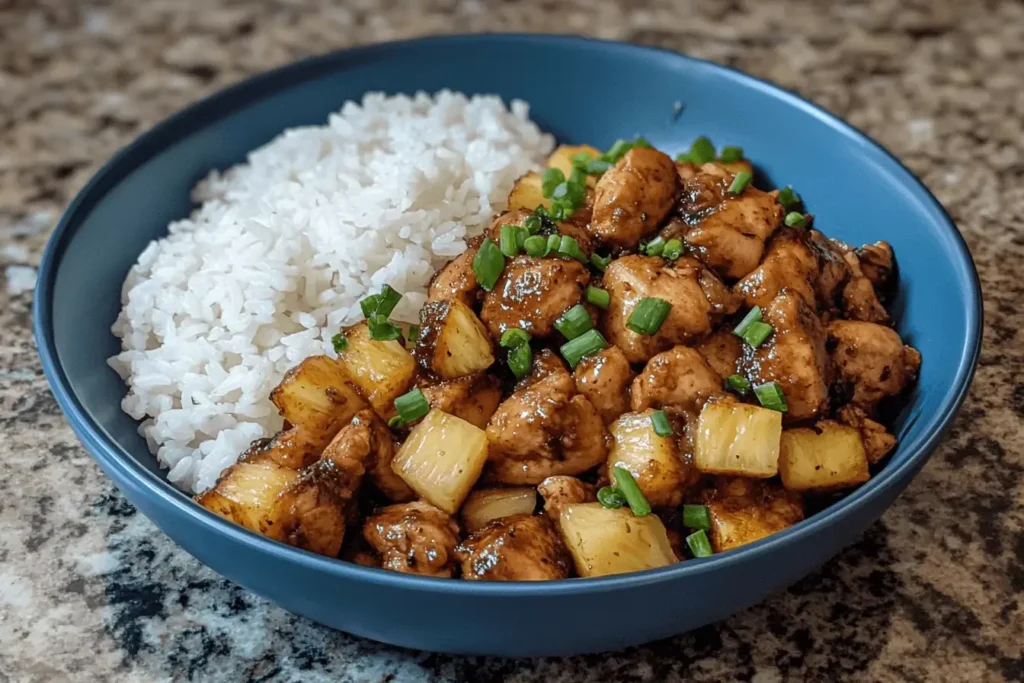 Pineapple Chicken and Rice