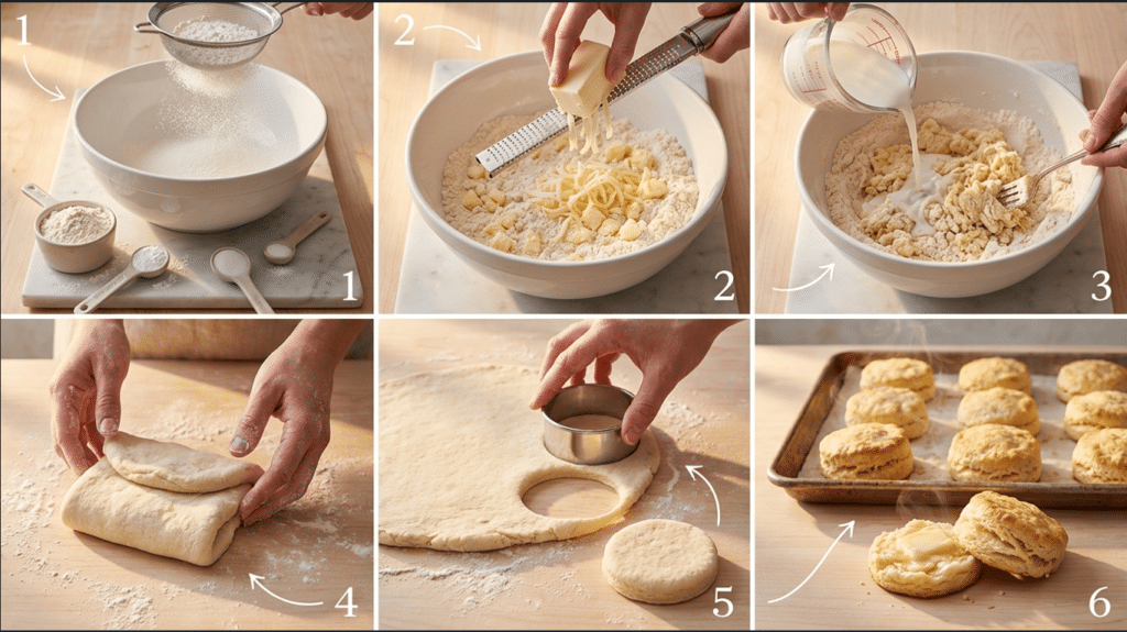 HOMEMADE BISCUITS - COMPLETE PROCESS