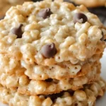 Freshly baked Rice Krispie Chocolate Chip Cookies