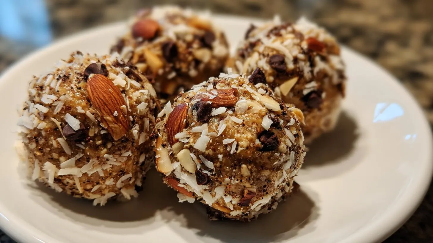 Almond Joy Protein Balls