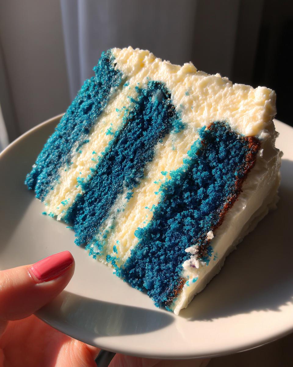 Blue Velvet Cake - detail 1