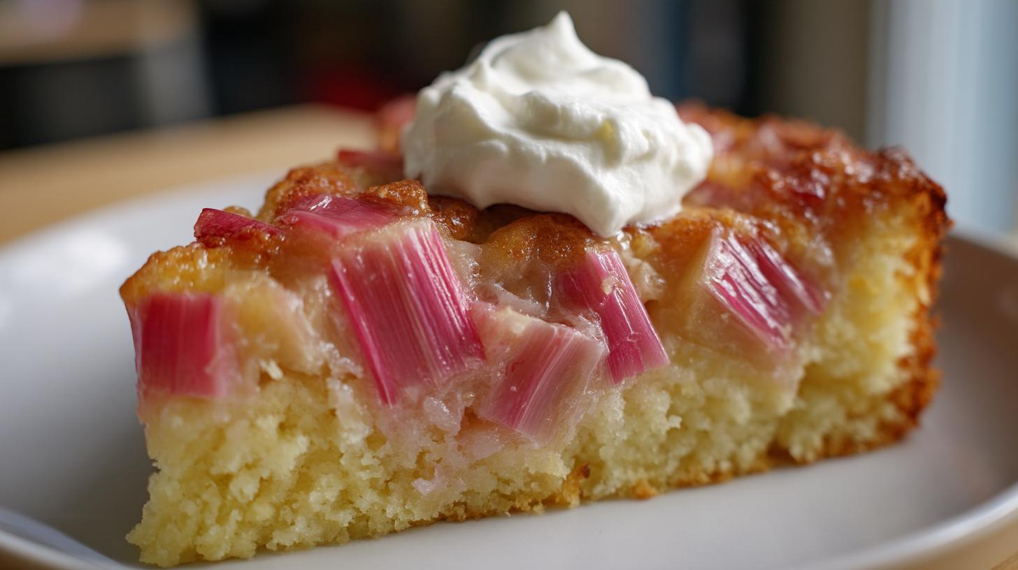 Norwegian Rhubarb Cake