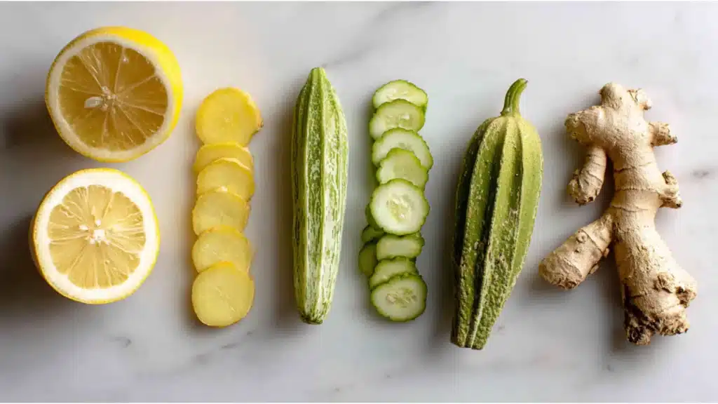 Brazilian Mounjaro recipe ingredients layout