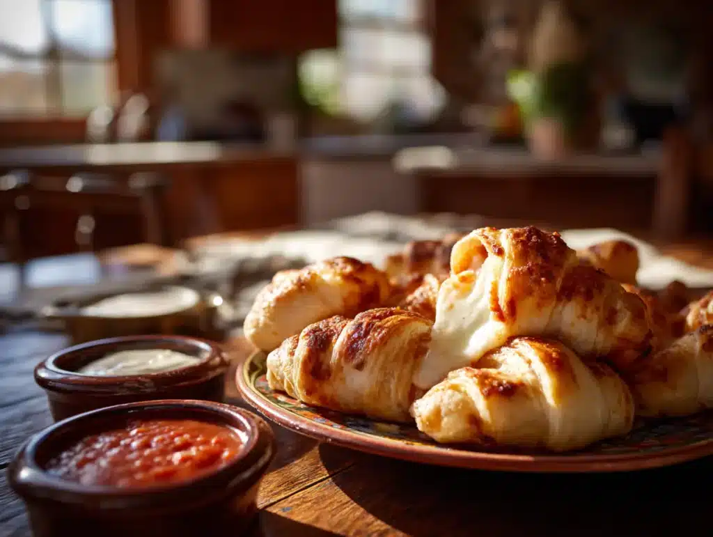 Stuffed crescent roll recipes with cheese and herbs