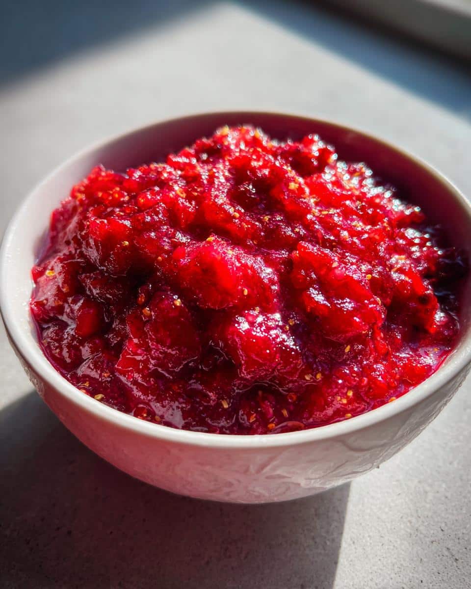 Apple Cranberry Compote - detail 1