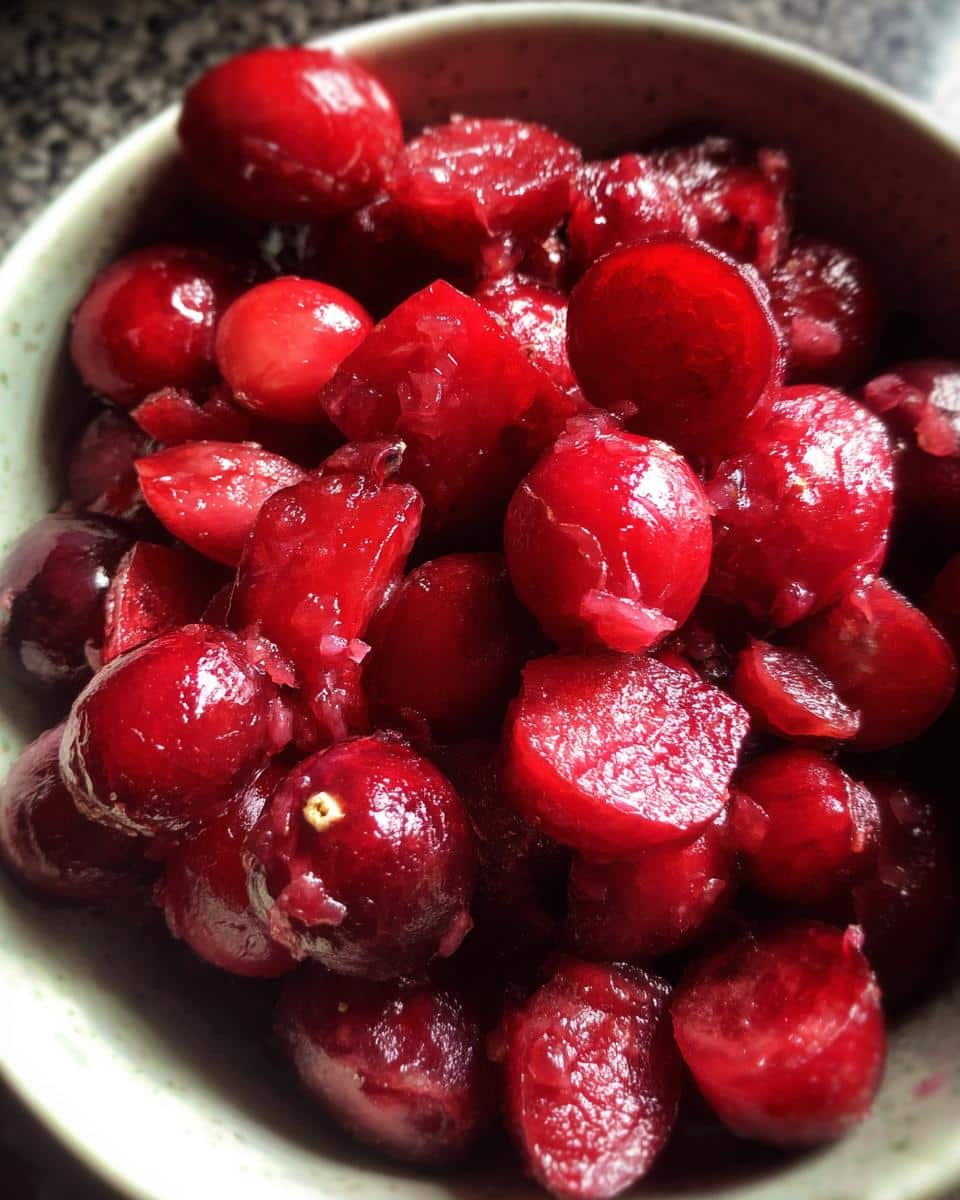 Apple Cranberry Compote - detail 2
