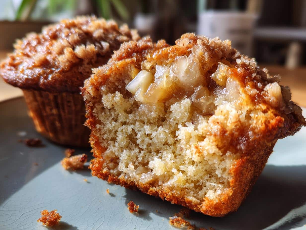 Apple Pumpkin Streusel Muffins