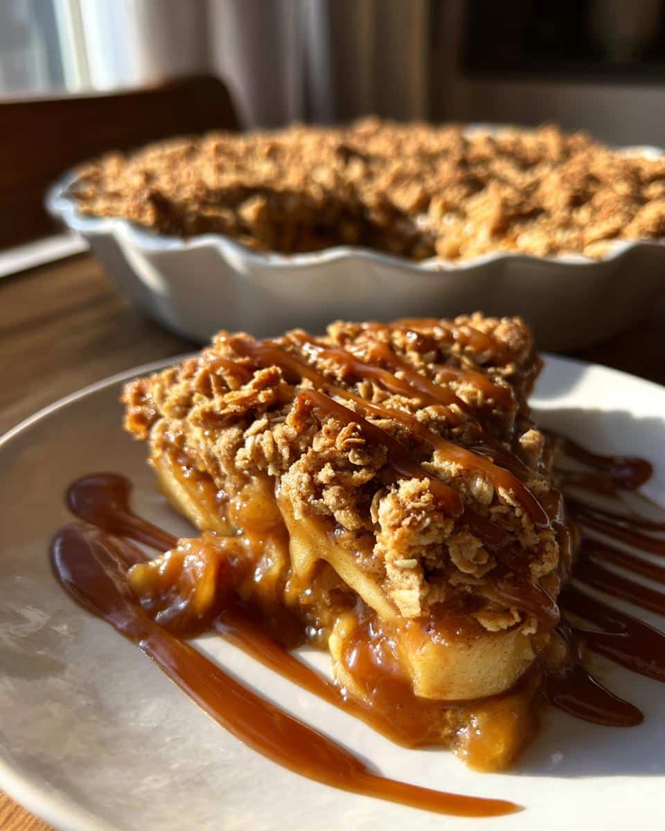 Caramel Apple Cobbler with Cinnamon Crumble - detail 1