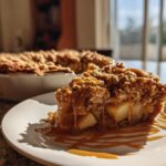 Caramel Apple Cobbler with Cinnamon Crumble