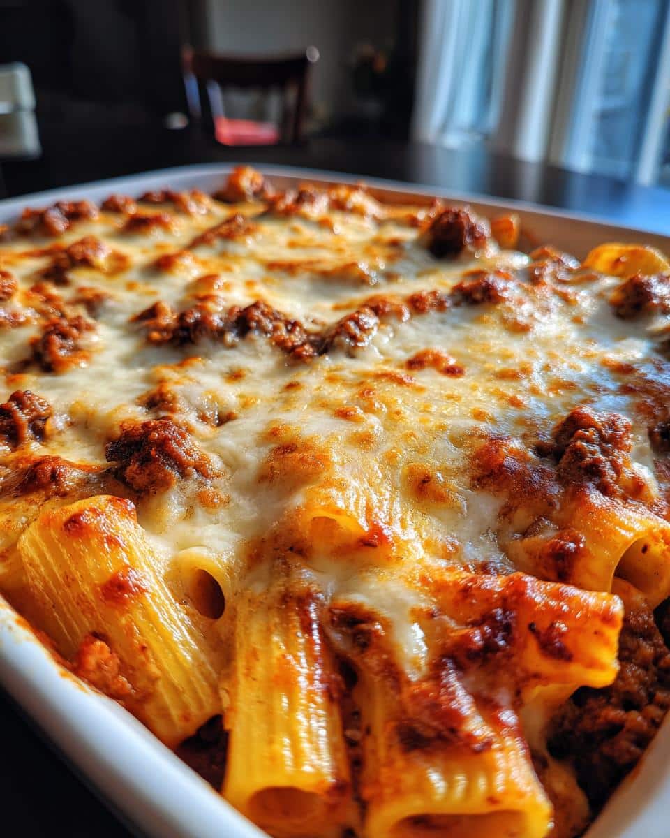 Cheesy Beef Rigatoni Bake - detail 4