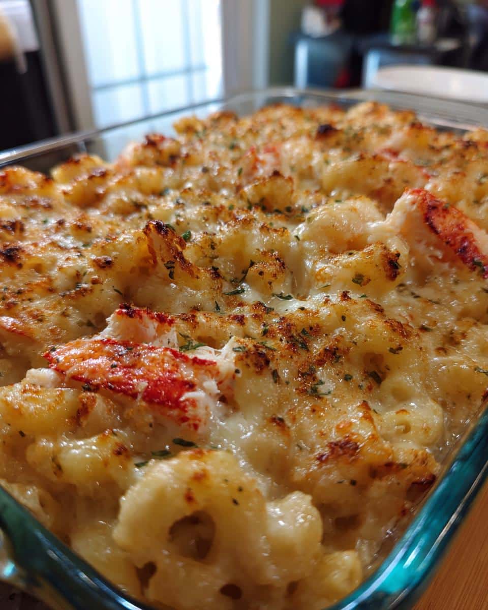Cheesy Lobster Mac and Cheese Bake - detail 1