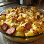 Cheesy Ranch Potatoes and Smoked Sausage