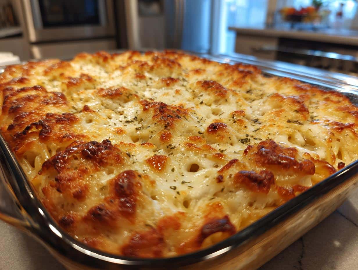 Cheesy Spaghetti Garlic Bread
