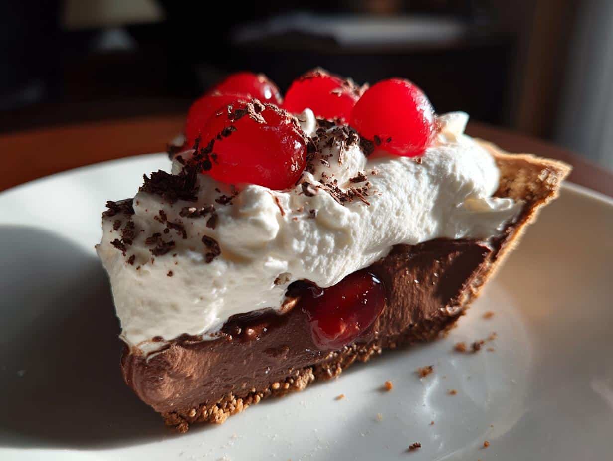 Chocolate Cherry Cream Pie