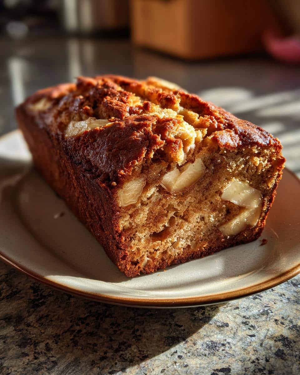 Easy Banana Apple Cinnamon Bread - detail 2