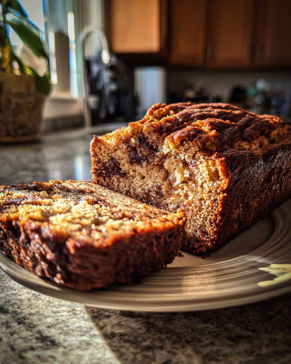 Easy Banana Apple Cinnamon Bread - detail 3
