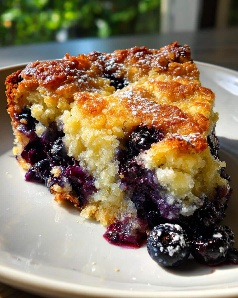 Easy Blueberry Cobbler with Buttery Crust - detail 3