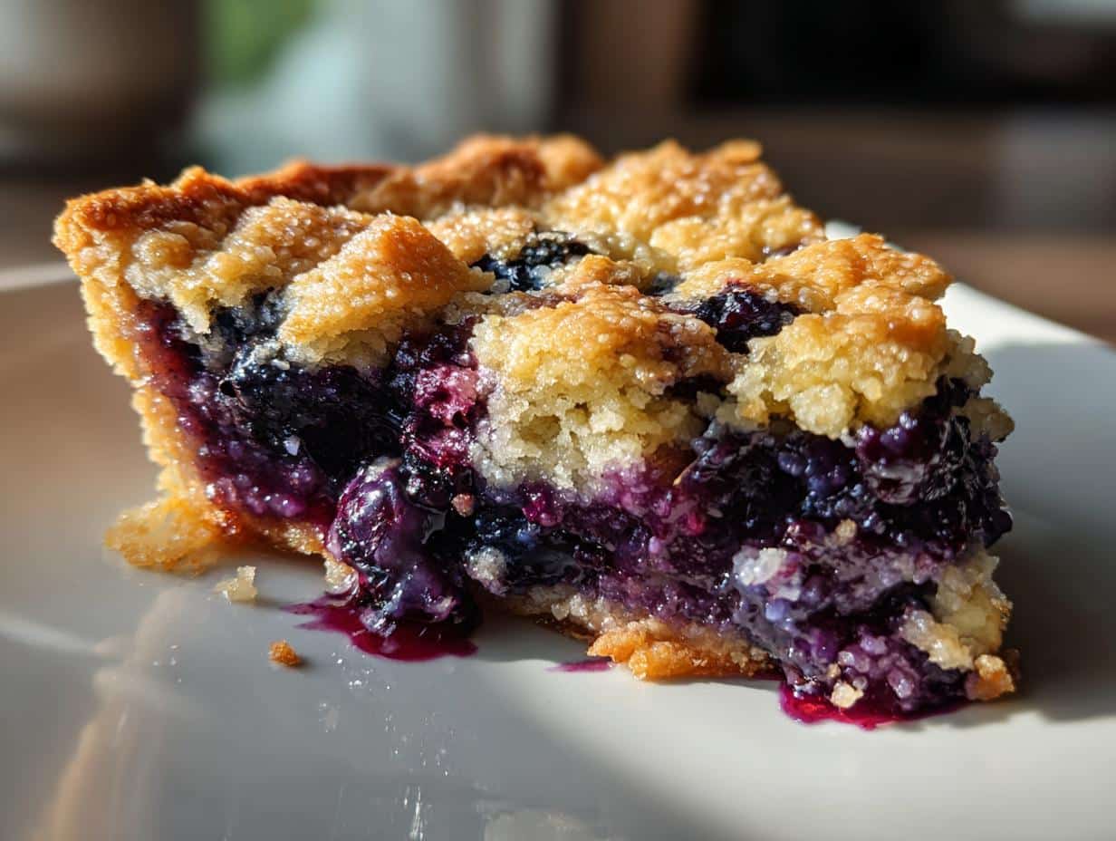 Easy Blueberry Cobbler with Buttery Crust