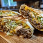 Homemade Big Mac Wraps With Special Sauce