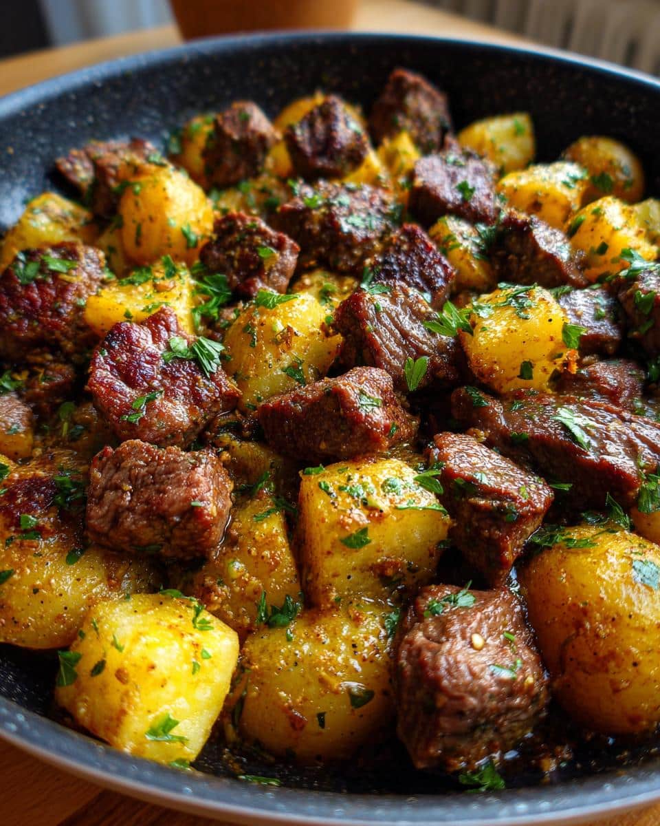 Irresistible Garlic Butter Steak Bites & Potatoes - detail 2