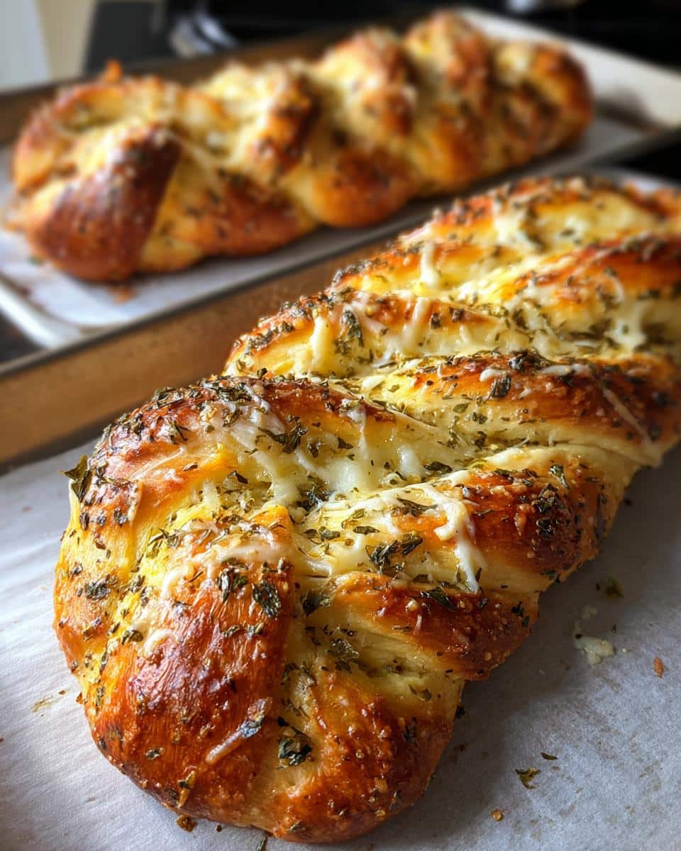 Italian Herb and Cheese Bread - detail 1