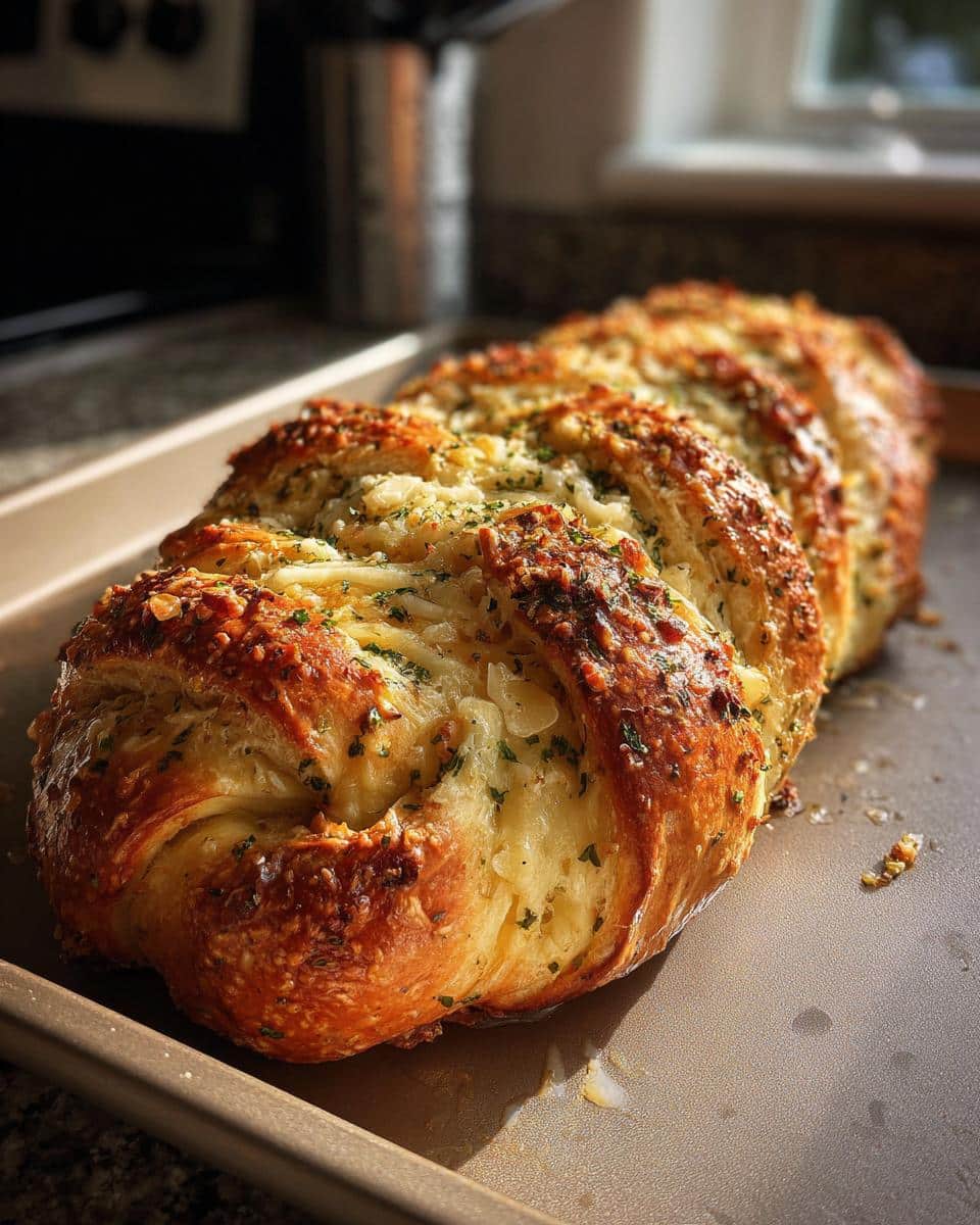 Italian Herb and Cheese Bread - detail 2