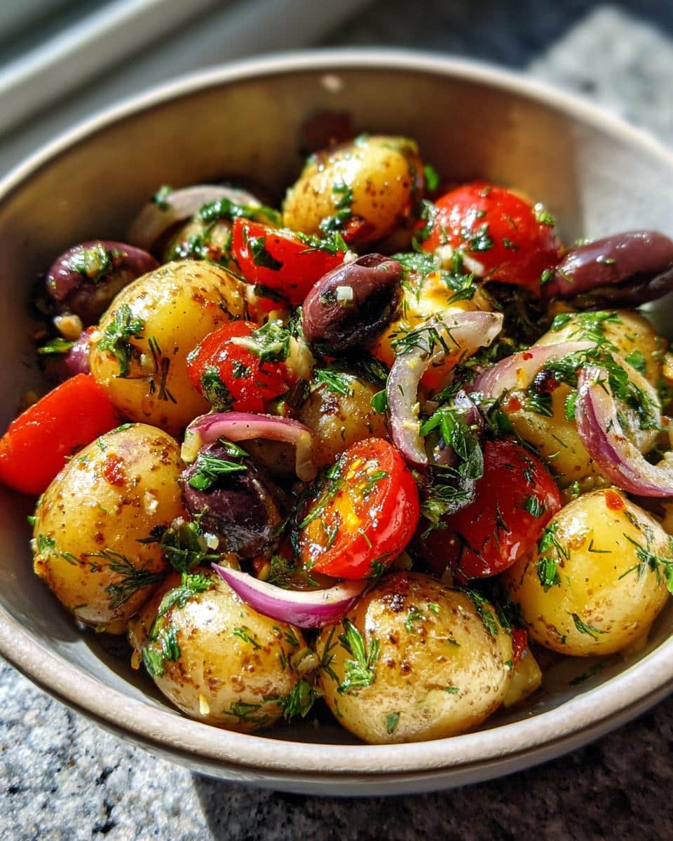 Mediterranean Potato Salad Recipe - detail 1