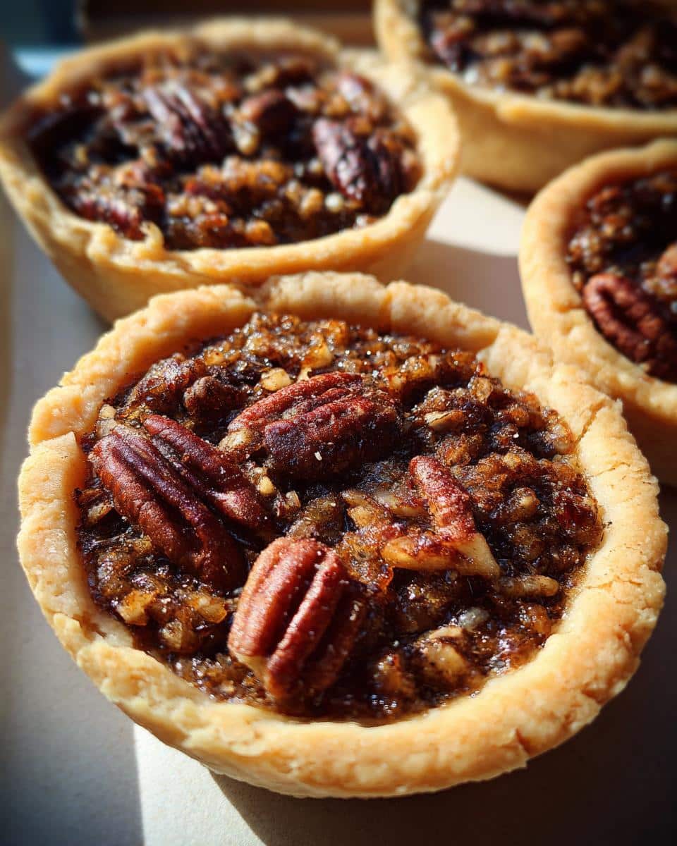 Mini pecan pies - detail 1