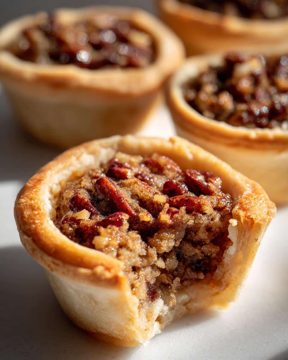 Mini pecan pies - detail 2