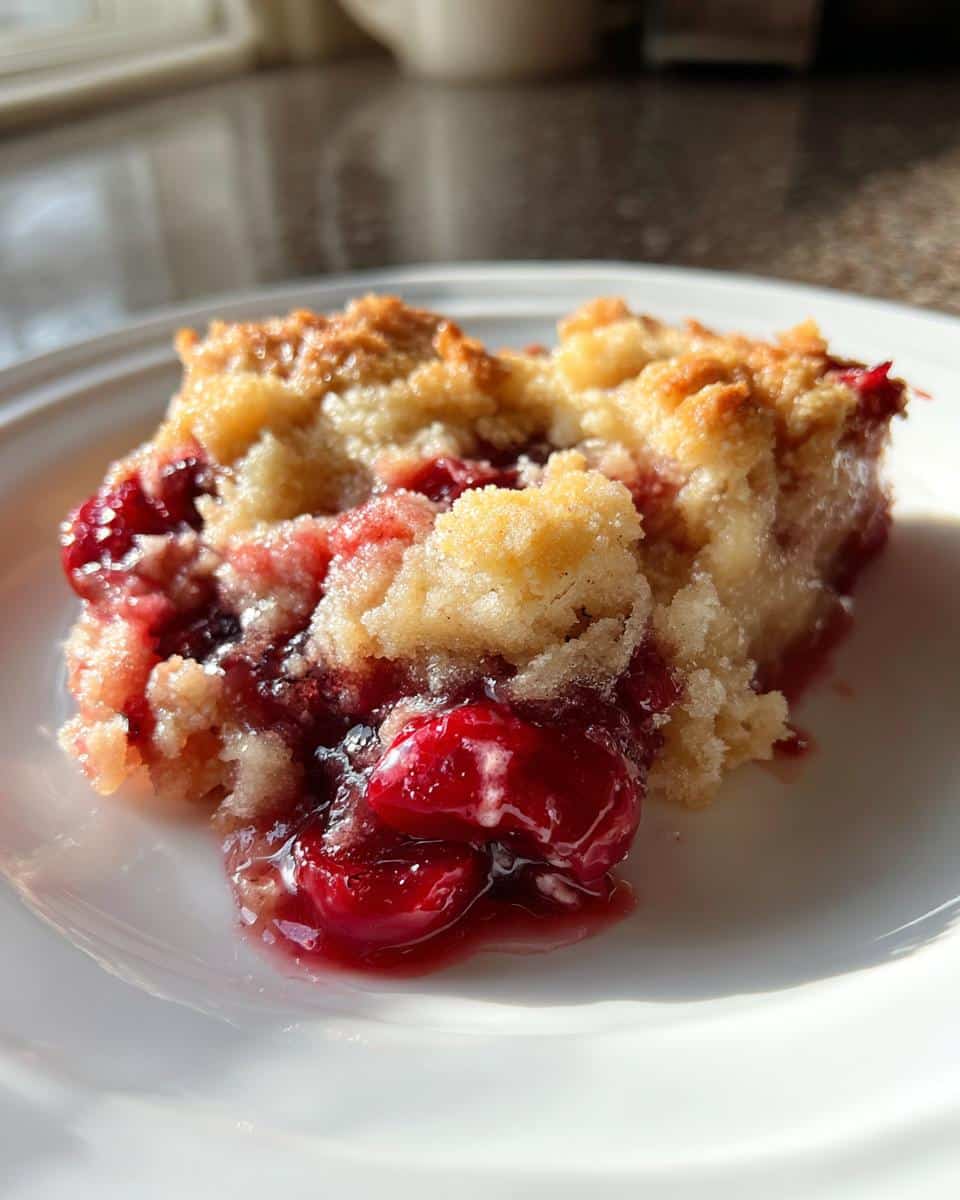Old-Fashioned Cherry Cobbler - detail 1