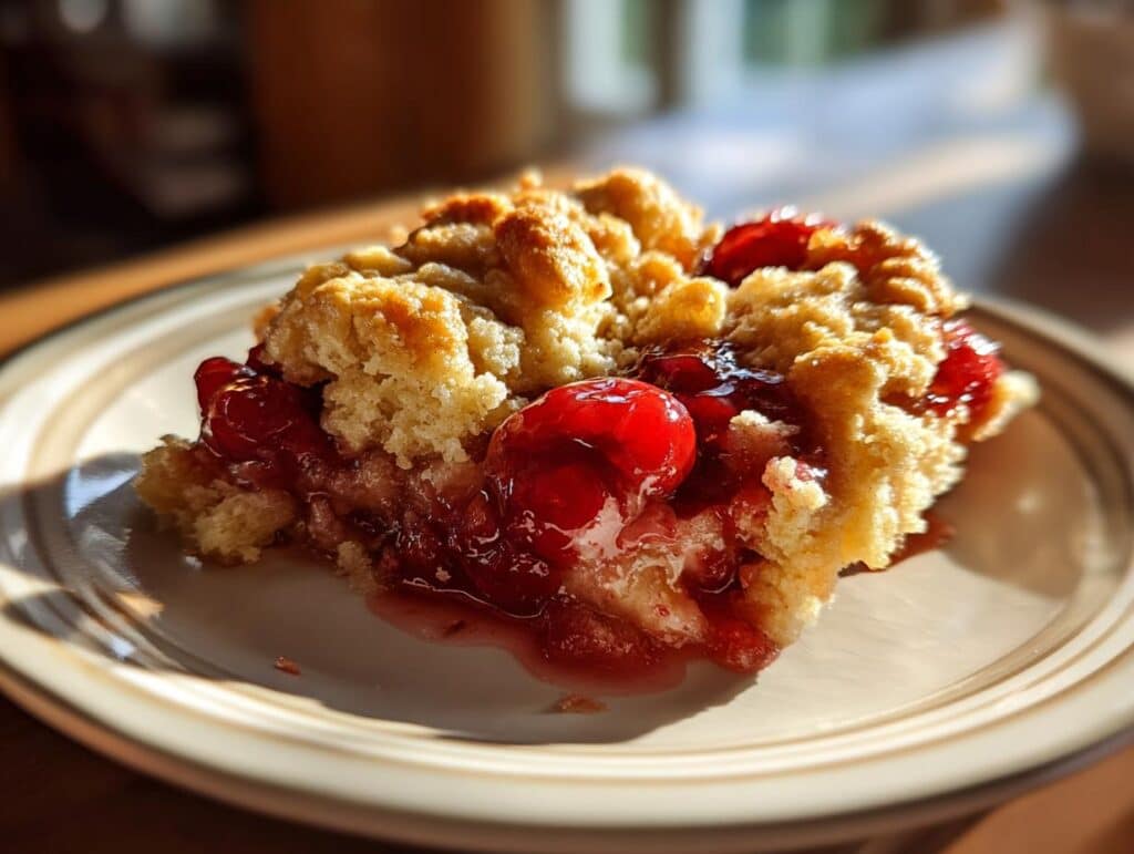 Old-Fashioned Cherry Cobbler