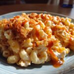 One-Pan Baked Buffalo Chicken Mac and Cheese
