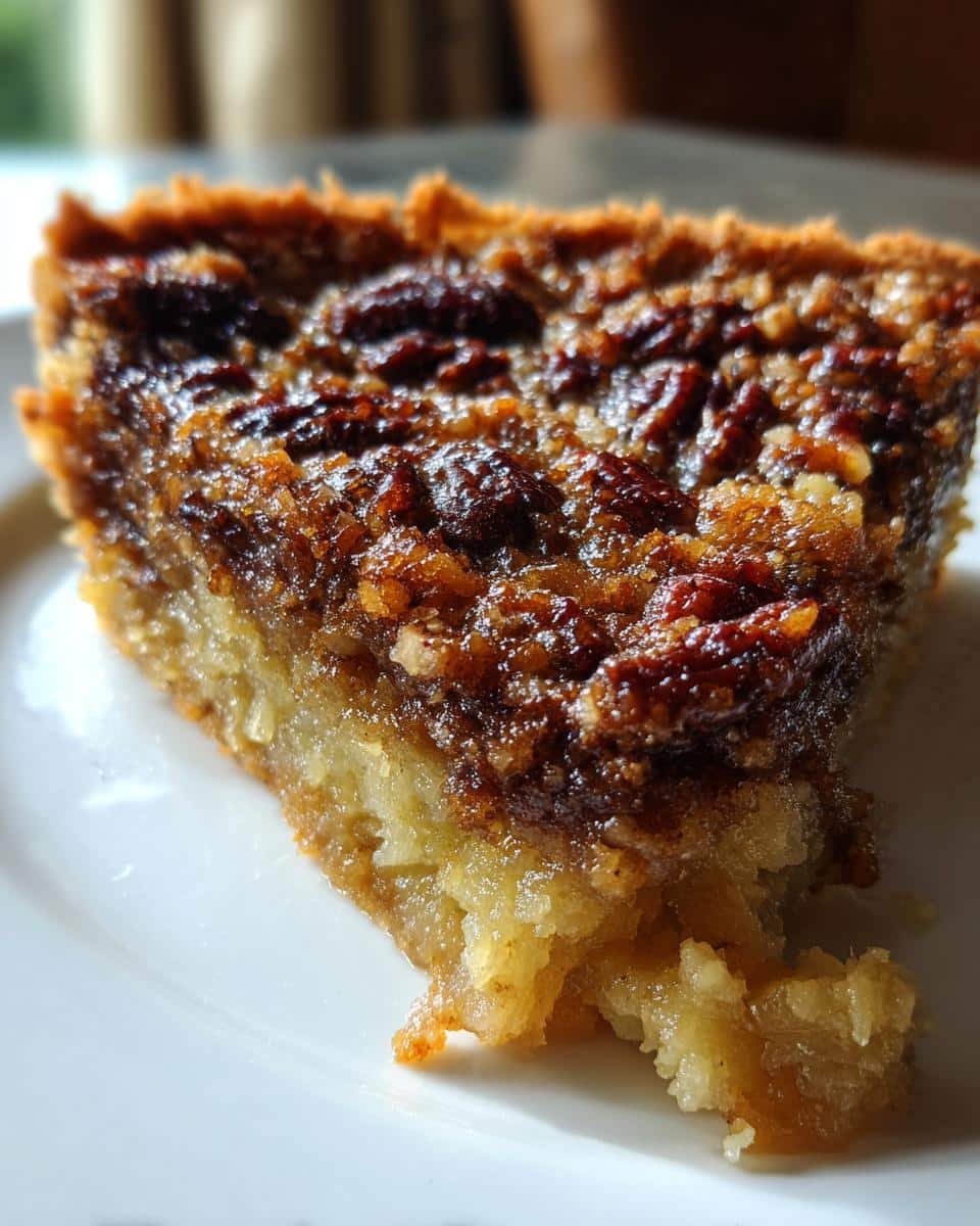 Pecan pie cobbler - detail 2