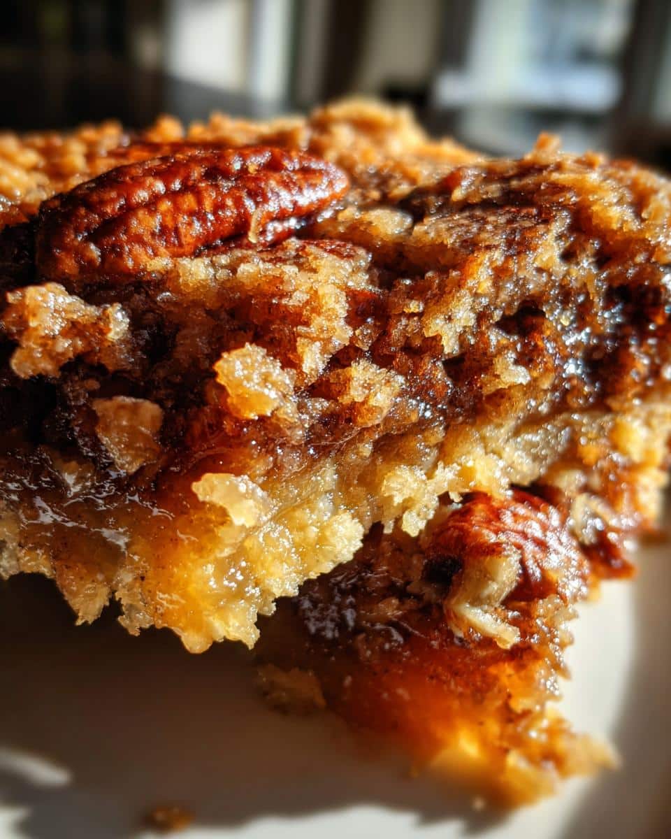 Pecan pie cobbler - detail 3