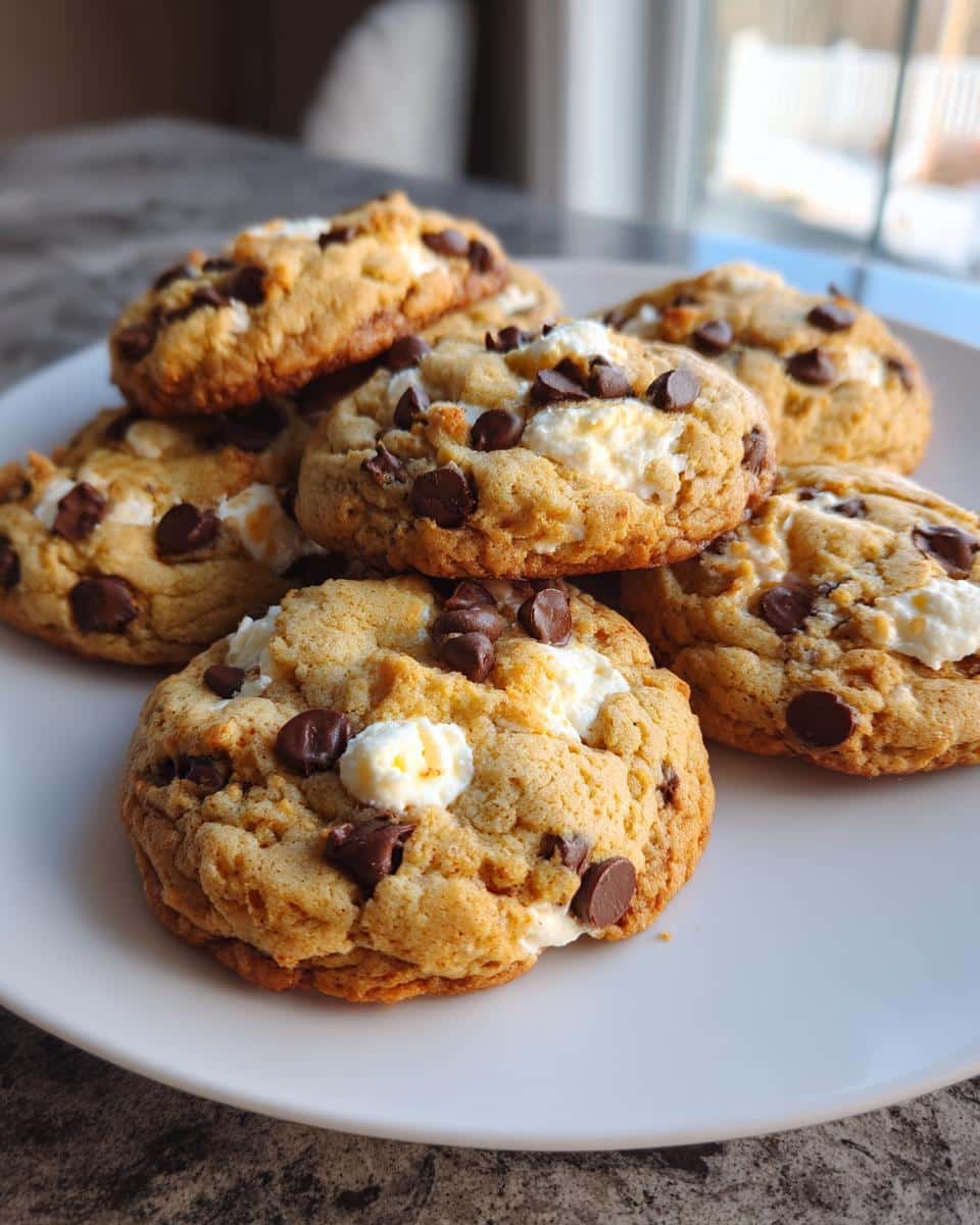 Pumpkin Chocolate Chip Cheesecake Cookies - detail 2