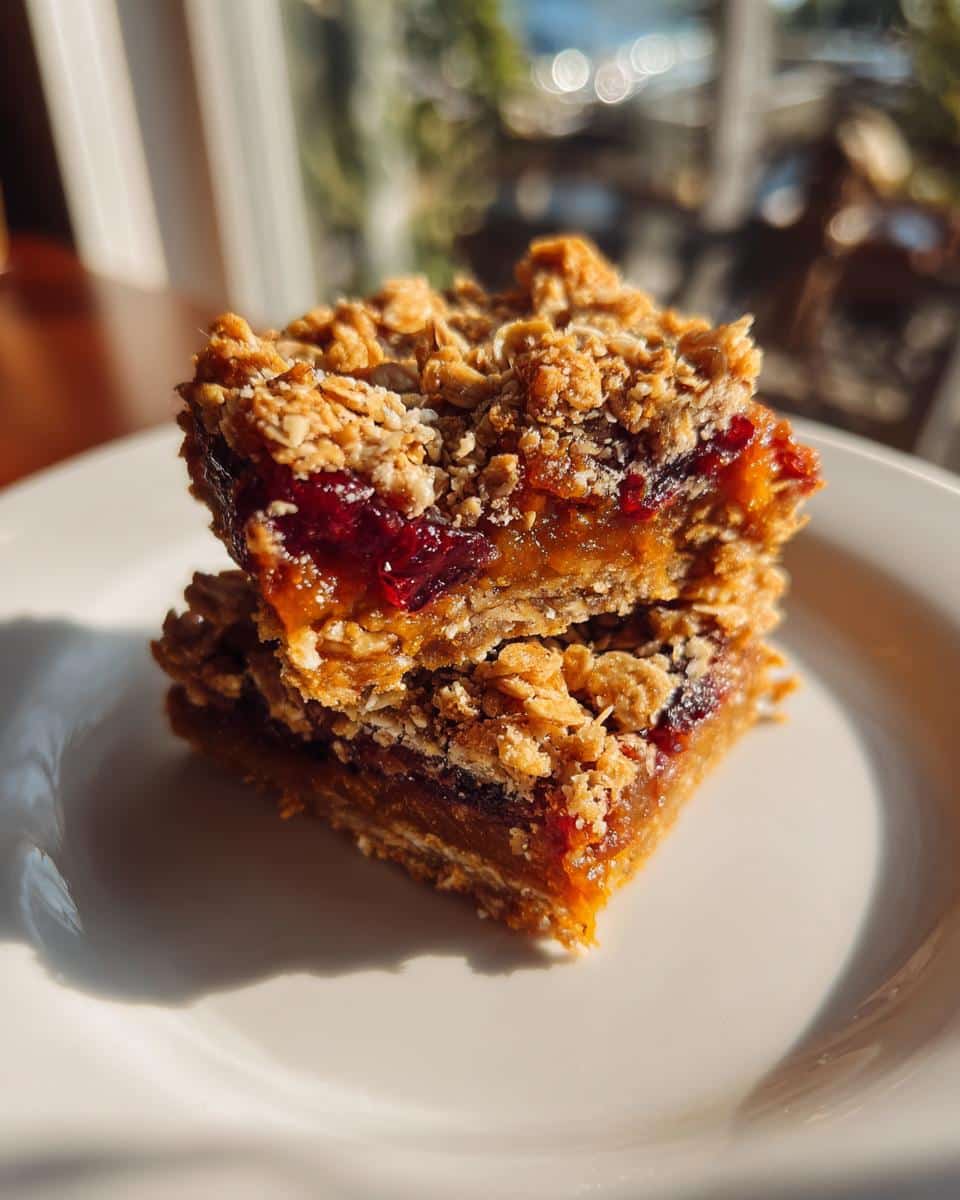 Pumpkin Cranberry Oat Bars - detail 1