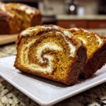 Pumpkin Cream Cheese Swirl Bread
