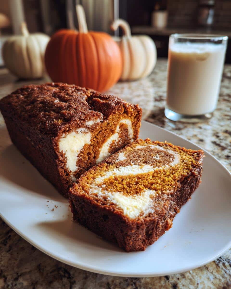 Pumpkin Cream Cheese Swirl Bread - detail 3