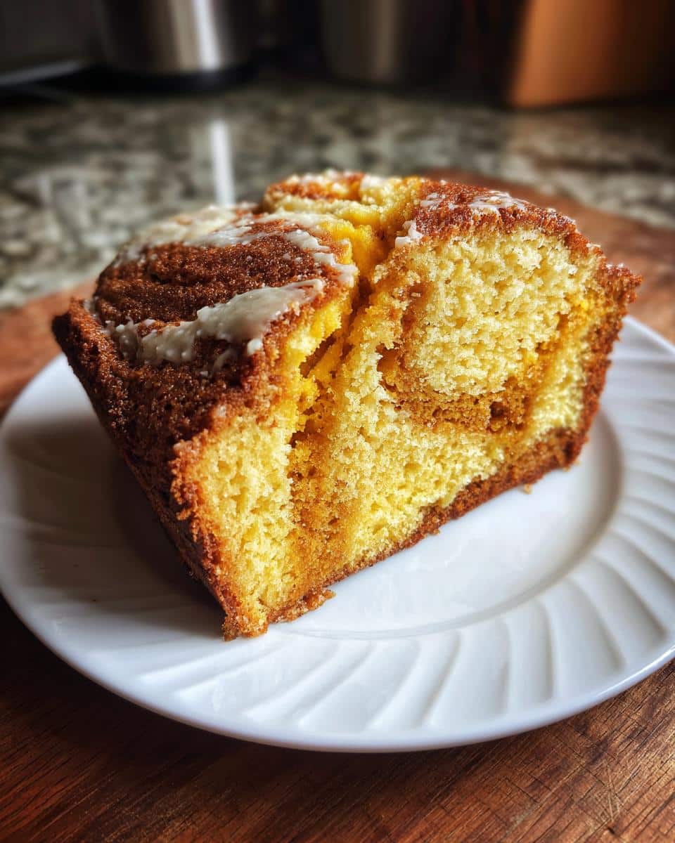 Pumpkin Cream Cheese Swirl Bread - detail 4