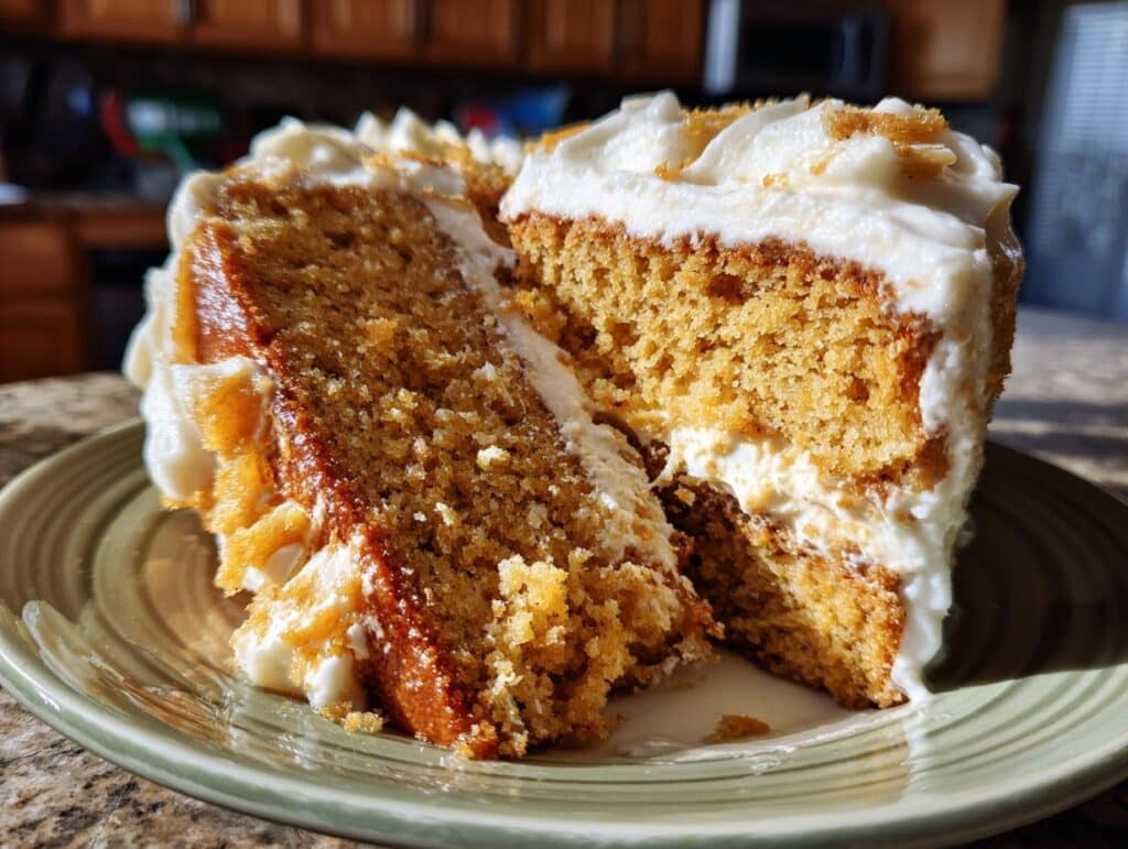 Pumpkin pie cake