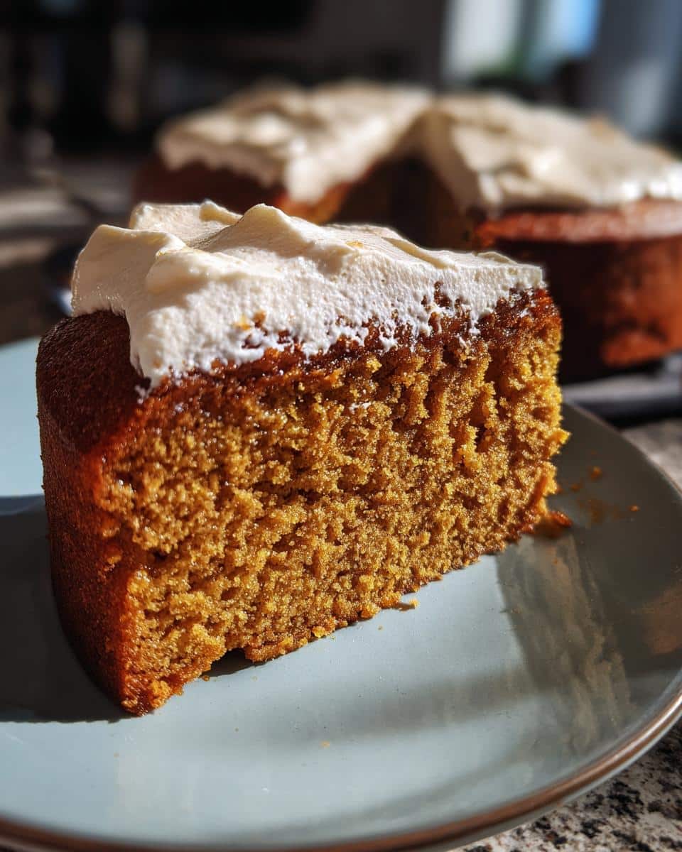 Pumpkin pie cake - detail 3
