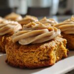 Soft Pumpkin Cookies with Cinnamon Frosting