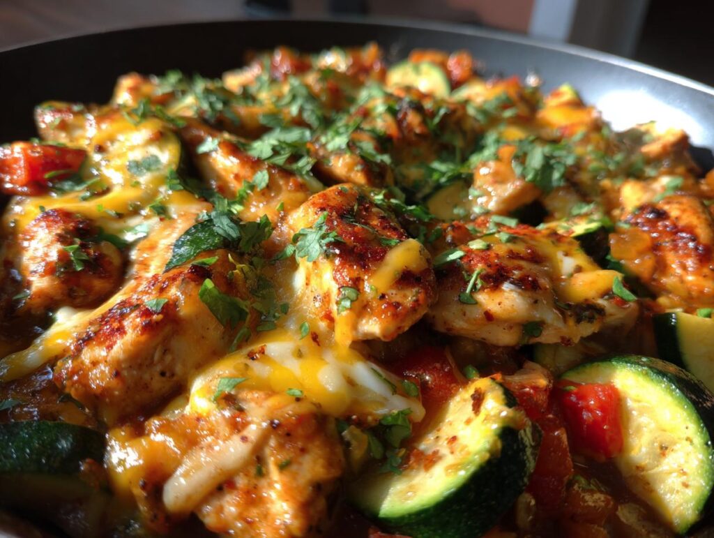 Tex Mex Chicken and Zucchini
