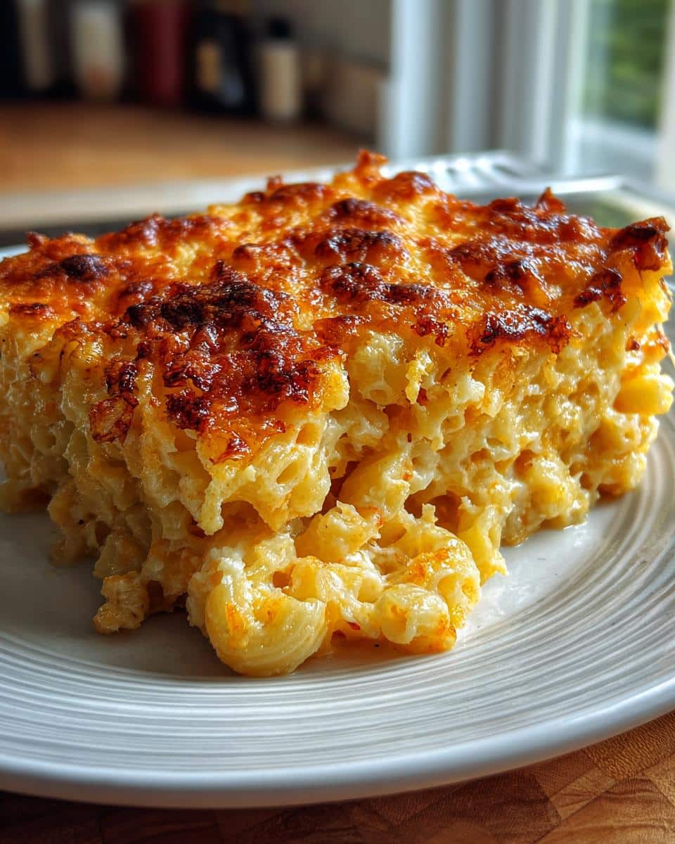 Three-Cheese Baked Mac and Cheese Casserole - detail 2