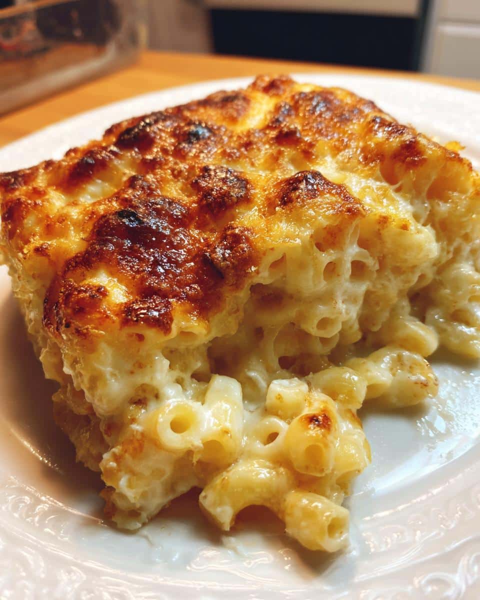 Three-Cheese Baked Mac and Cheese Casserole - detail 3