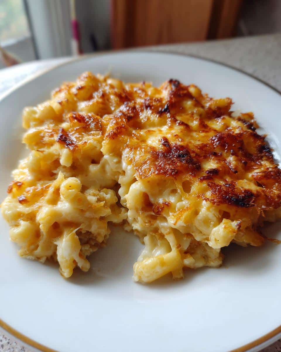 Three-Cheese Baked Mac and Cheese Casserole - detail 4