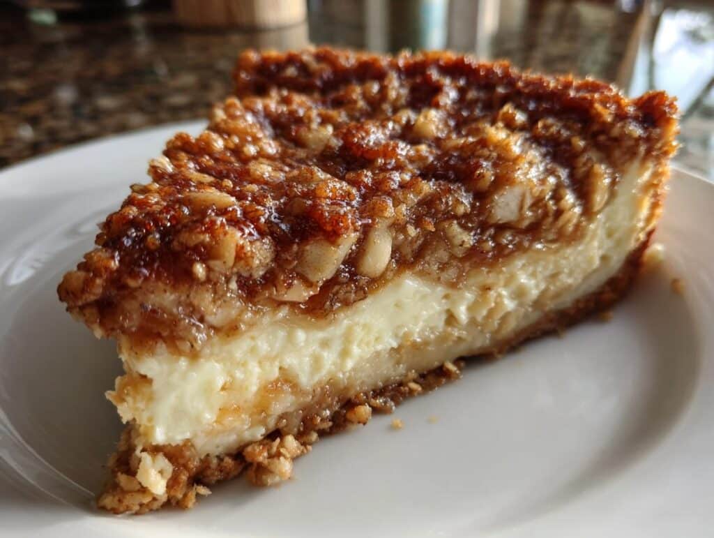 apple crisp cheesecake